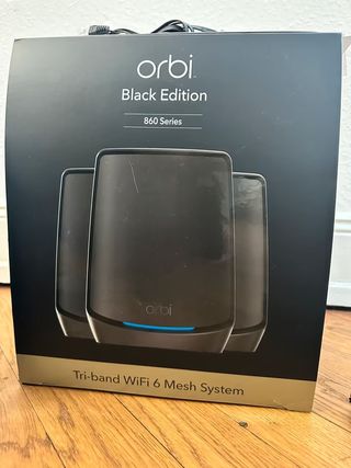 Orbi RBK863SB Wifi 6 Black Edition