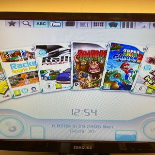 Nintendo Wii con 30 giochi Controller Cavi