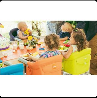 Trona de mesa Inglesina naranja