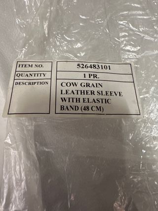 Manguitos Soldador Cuero