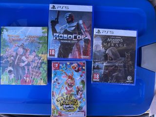 Lote Videojuegos PS5 y Switch