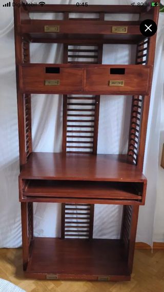 Mueble de ordenador Banak de madera