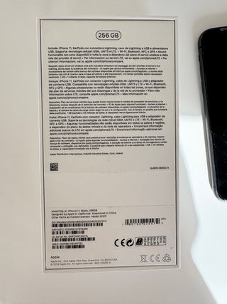 iPhone 11 Negro 256GB