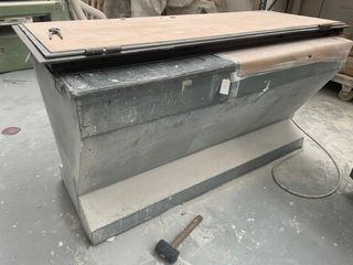 Mesa de lijado industrial