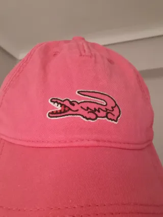 Gorra Lacoste Rosa Original