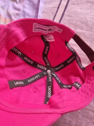 Gorra Lacoste Rosa Original