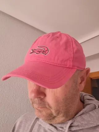 Gorra Lacoste Rosa Original