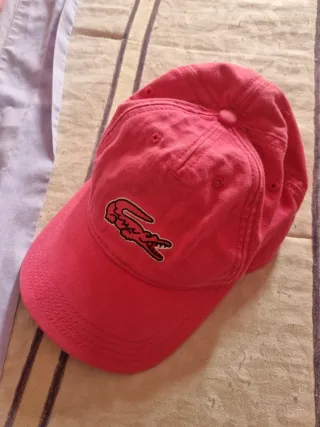 Gorra Lacoste Rosa Original