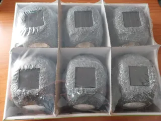 Lámparas Solares Piedra Pack 6