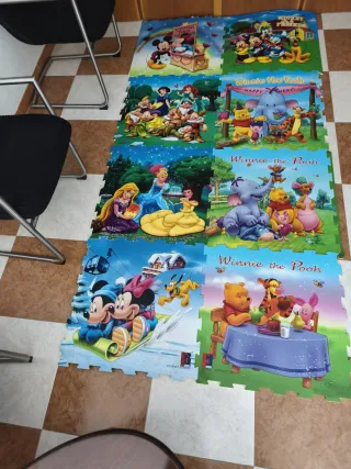Alfombra Puzzle Infantil Disney