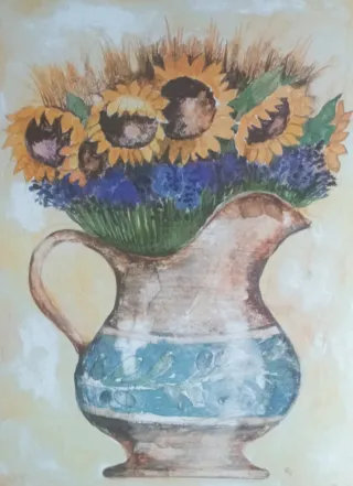 Stampa Provencal in cornice 30x40 cm