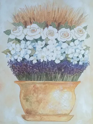 Stampa Provencal in cornice 30x40 cm