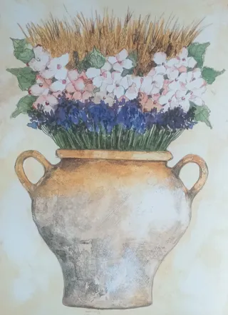 Stampa Provencal in cornice 30x40 cm