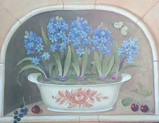 Stampa Provencal in cornice 30x40 cm