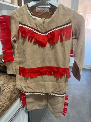 Disfraz Indio Talla 116( talla 4-5 años)