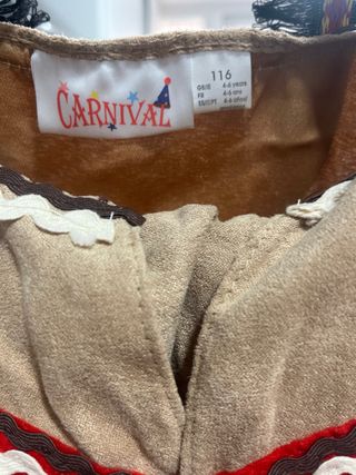 Disfraz Indio Talla 116( talla 4-5 años)