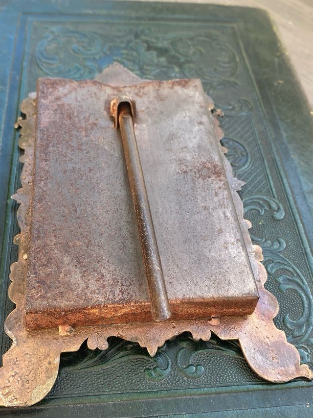 Precioso Portarretratos esmaltado XIX