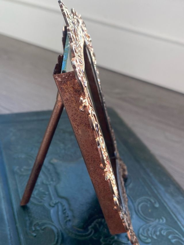 Precioso Portarretratos esmaltado XIX