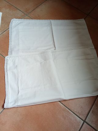 Federa cotone ricamata