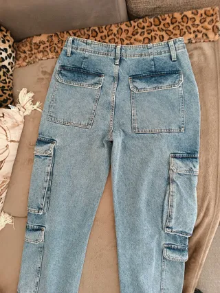 Jeans cargo OVS donna blu