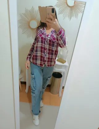 Jeans cargo OVS donna blu