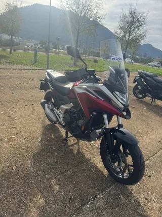 Honda NC750 Adventure Roja/Plata