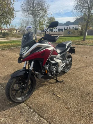 Honda NC750 Adventure Roja/Plata