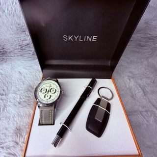 Pack Regalo SKYLINE Reloj, Bolígrafo y Llavero