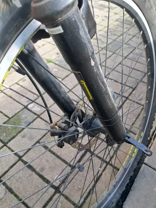 Bicicleta de Montaña Blanca con Silla Infantil