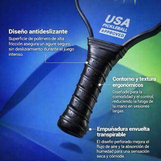 Set Pickleball 2 Palas + 4 Pelotas + Bolsa