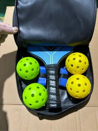 Set Pickleball 2 Palas + 4 Pelotas + Bolsa