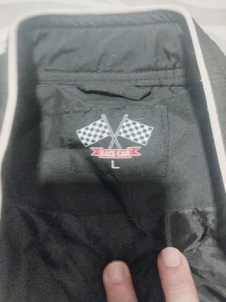Chaqueta Motor Race Negra y Blanca
