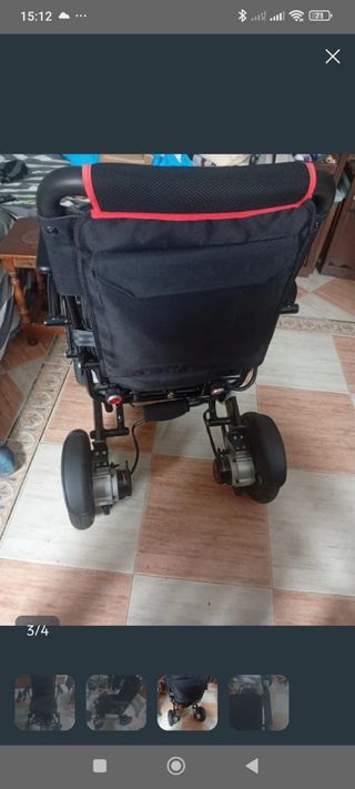 Silla de Rueda Eléctrica Negra