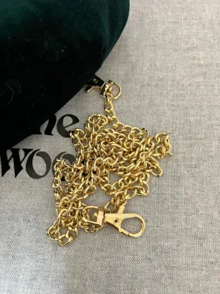 Bolso Vivienne Westwood terciopelo verde