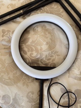 Trípode Aro Luz LED y Soporte Móvil