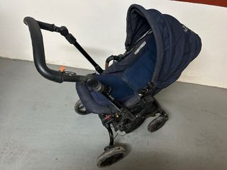 Silla de coche y capazo bebé, 3 piezas