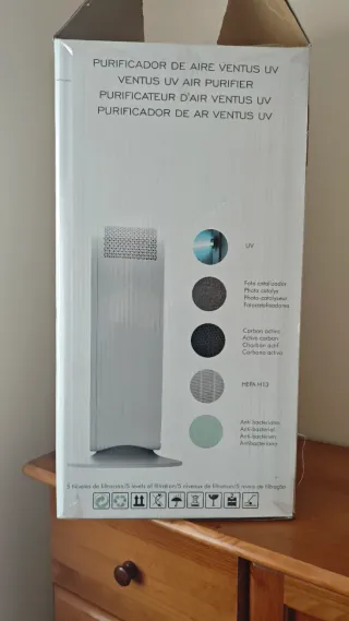 Purificador de aire Ventus blanco