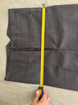 Pantalón corto campero rayas
