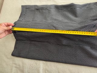 Pantalón corto campero rayas