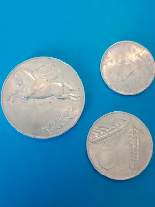 Monedas antiguas 5 Liras Italia 1954