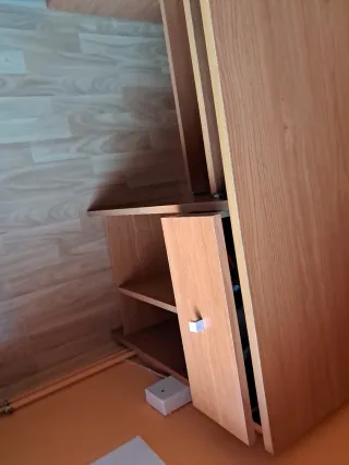 Mesa estudio ordenador madera