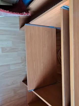 Mesa estudio ordenador madera