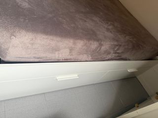 Canapé abatible madera y tela