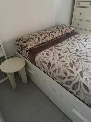 Canapé abatible madera y tela