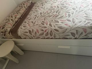 Canapé abatible madera y tela