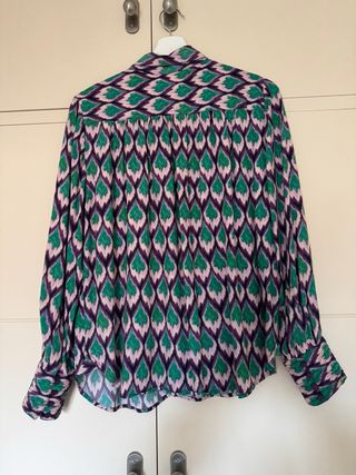 Blusa Tinforvetto Estampado Geométrico Talla S