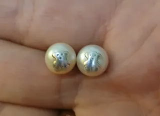 Pendientes Tous plata y perlas