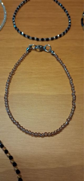 Pulsera piedras naturales acero inoxidable