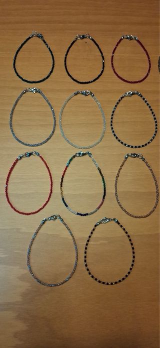 Pulsera piedras naturales acero inoxidable