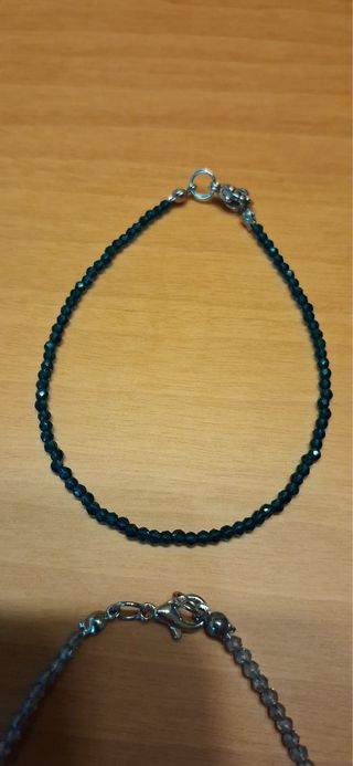 Pulsera piedras naturales acero inoxidable